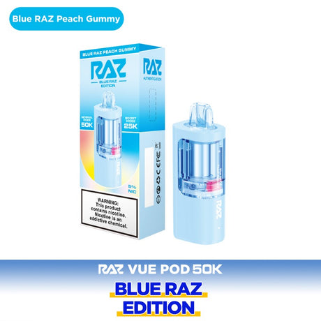 RAZ VUE 50K Disposable POD ONLY 5ct Display