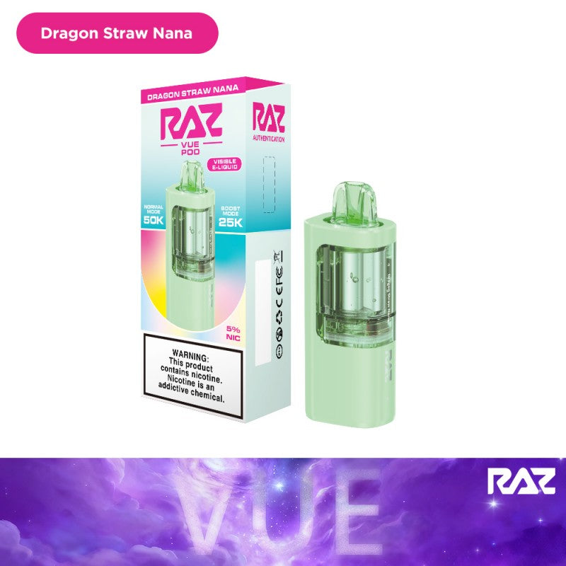 RAZ VUE 50K Disposable POD ONLY 5ct Display
