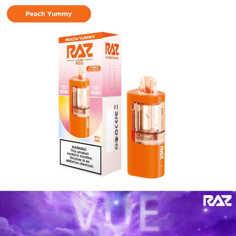 RAZ VUE 50K Disposable POD ONLY 5ct Display