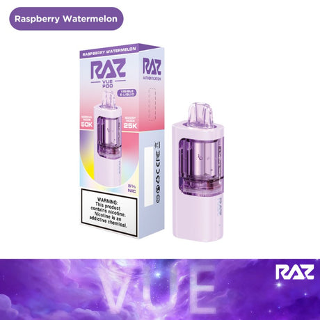 RAZ VUE 50K Disposable POD ONLY 5ct Display