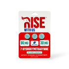 Rise 7-Hydroxy Chewable Tablets 90mg/30mg each 5ct Display