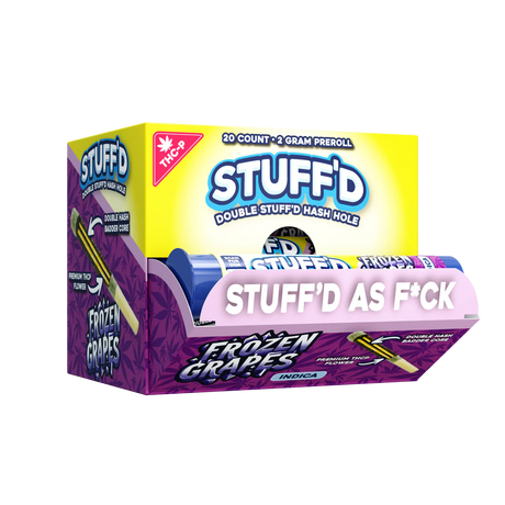 STUFF'D Double Stuffed 2g Hash Hole Pre Roll THC-P 20ct Display