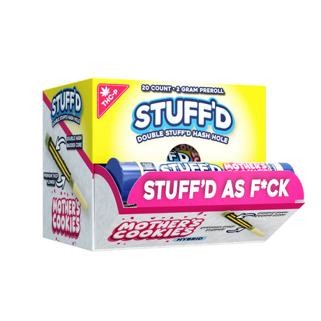 STUFF'D Double Stuffed 2g Hash Hole Pre Roll THC-P 20ct Display