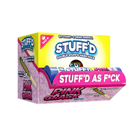 STUFF'D Double Stuffed 2g Hash Hole Pre Roll THC-P 20ct Display