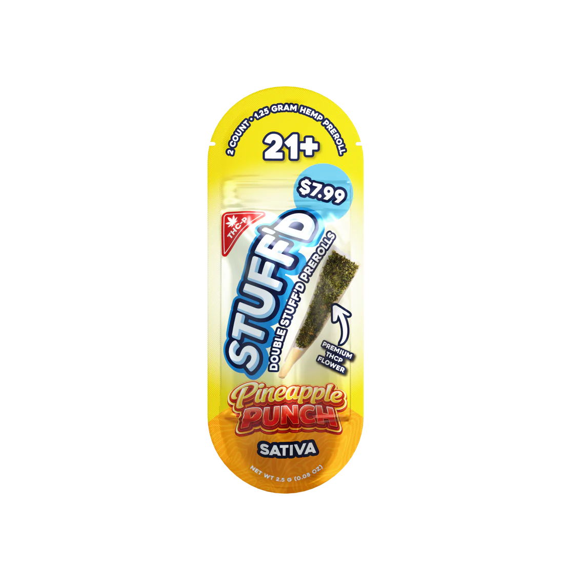 STUFF'D Double Stuffed 2ct Pre Rolls THC-P 10ct Display MSRP $7.99