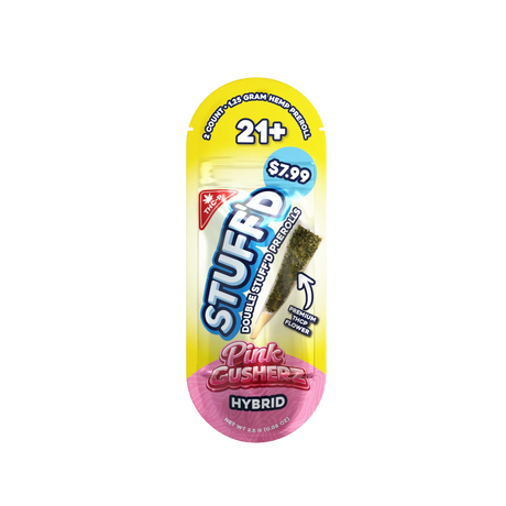 STUFF'D Double Stuffed 2ct Pre Rolls THC-P 10ct Display MSRP $7.99