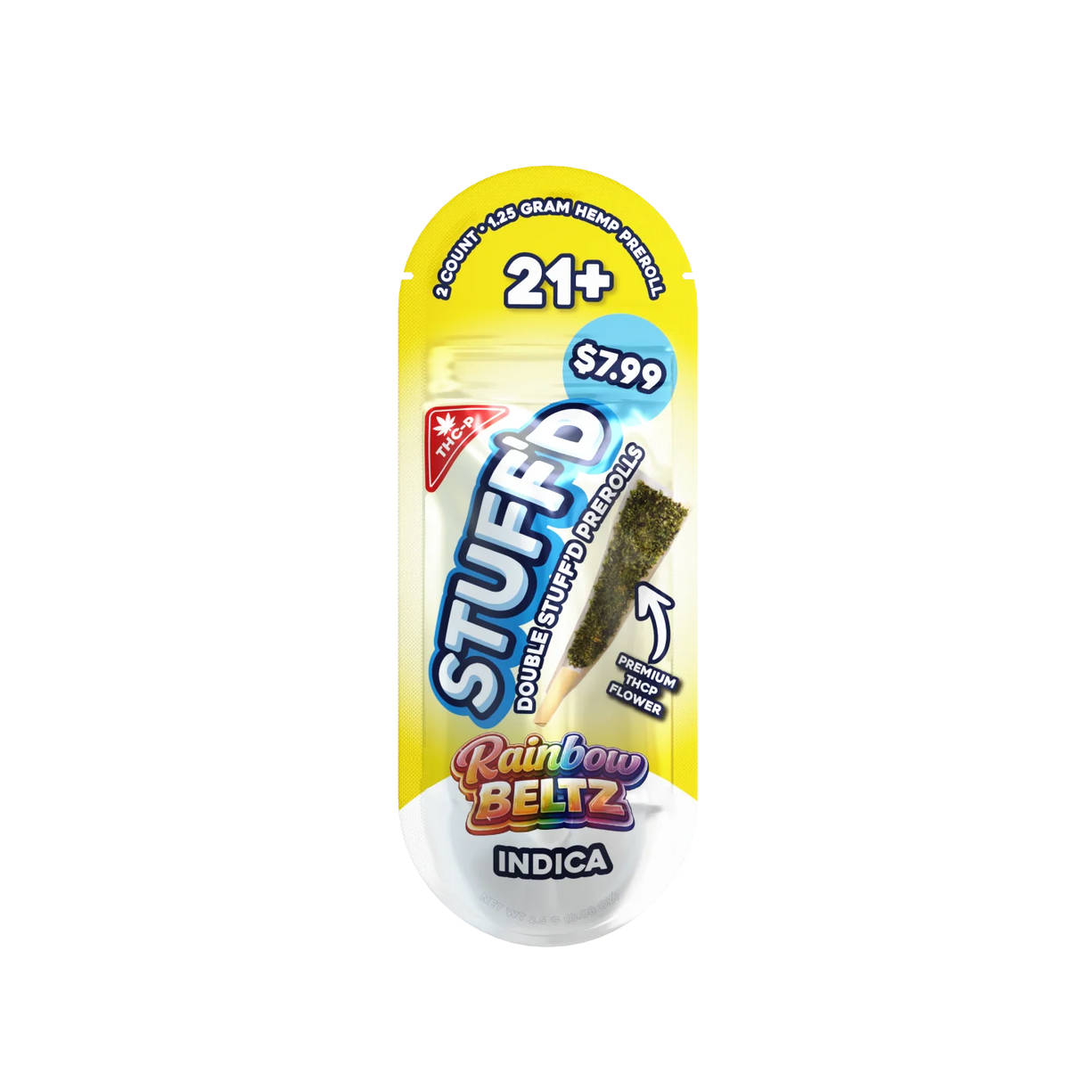 STUFF'D Double Stuffed 2ct Pre Rolls THC-P 10ct Display MSRP $7.99