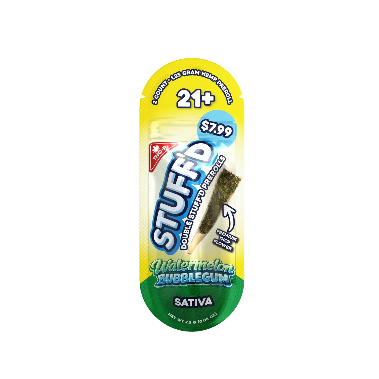 STUFF'D Double Stuffed 2ct Pre Rolls THC-P 10ct Display MSRP $7.99