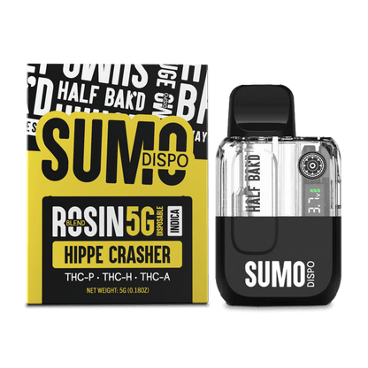 Half Bak'd 5g SUMO THC-P, THC-H, THC-A Disposable 5ct Display