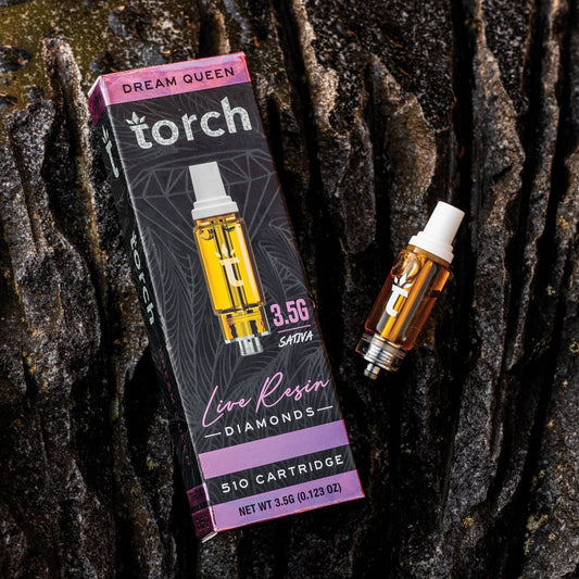 Torch Live Resin Diamond 3.5g THC-A Cartridges 5ct Box