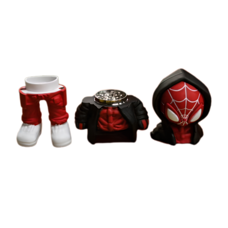 Aluminum Spidey Grinder 6ct Display