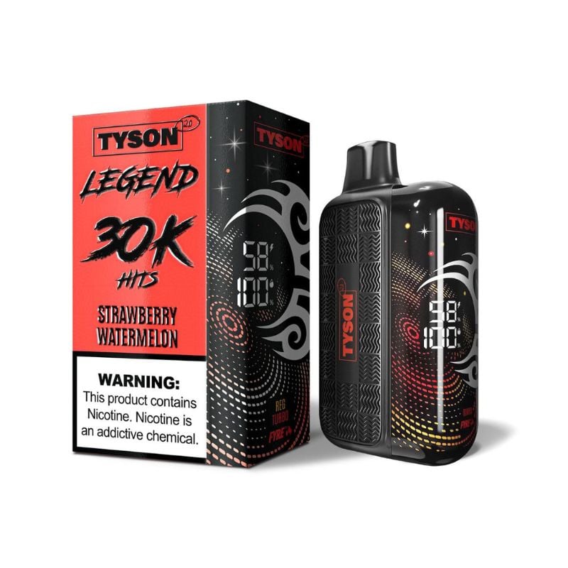 Tyson Legend 2.0 30,000 Puffs Disposable 5ct Display