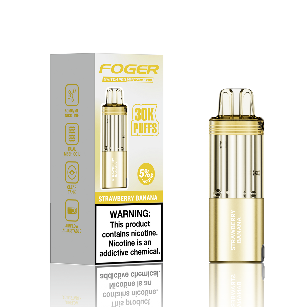 Foger Switch Pro 30K Disposable POD 5ct Display