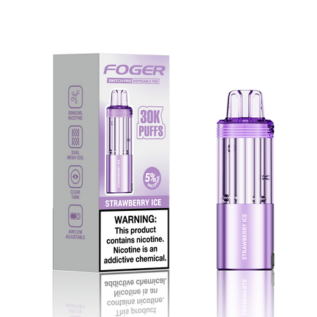 Foger Switch Pro 30K Disposable POD 5ct Display
