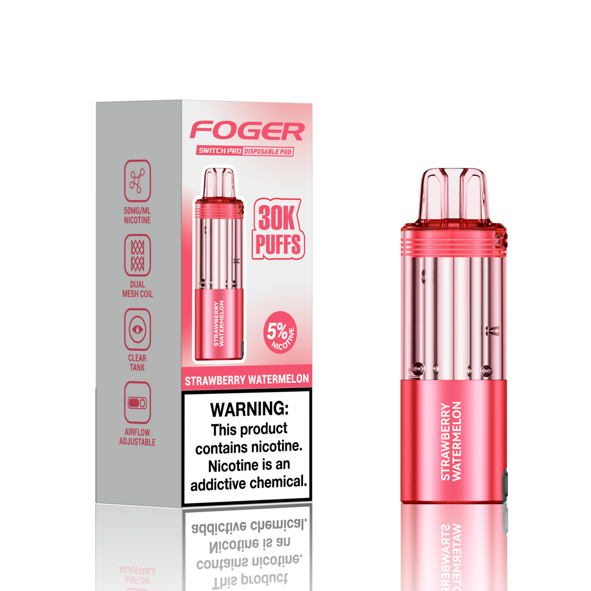 Foger Switch Pro 30K Disposable POD 5ct Display