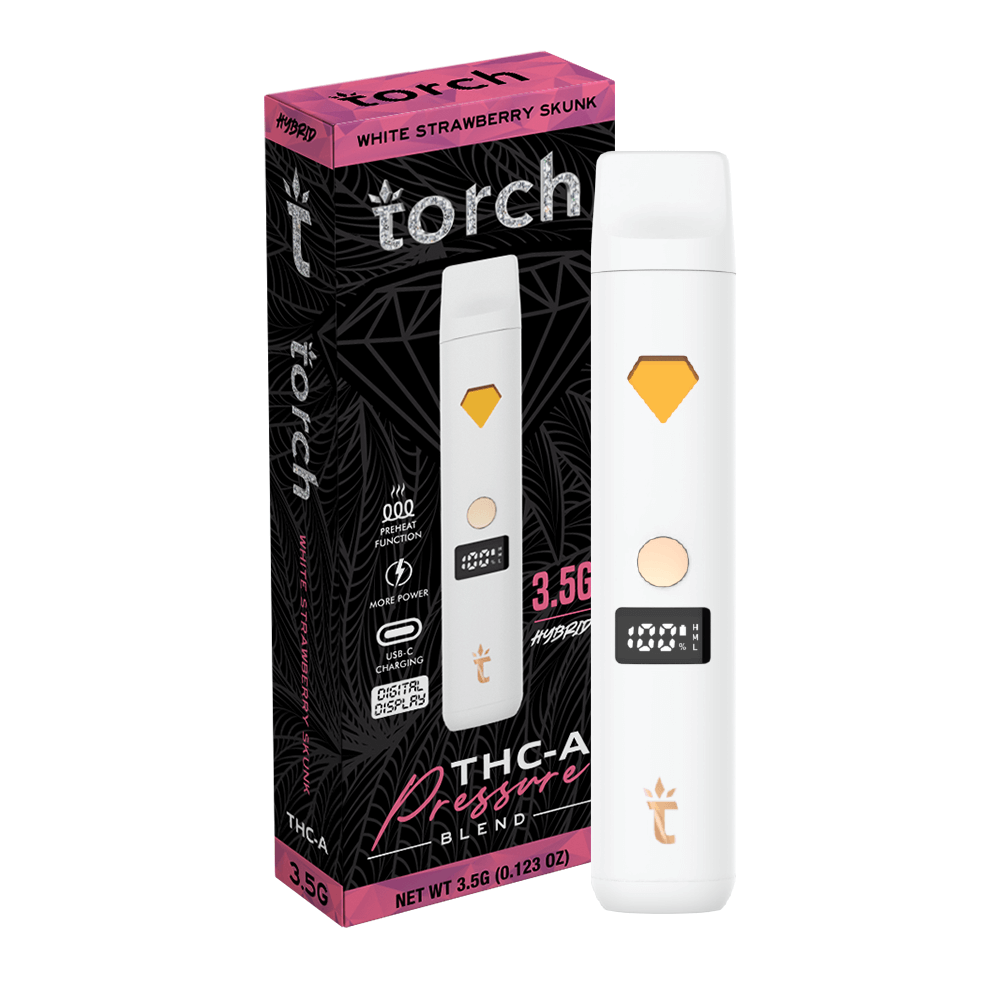 Torch 3.5g THC-A Pressure Blend Disposable 5ct box