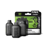 Tyson Lightweight 6,000 Puffs 3-Pack Disposable 10ct Display
