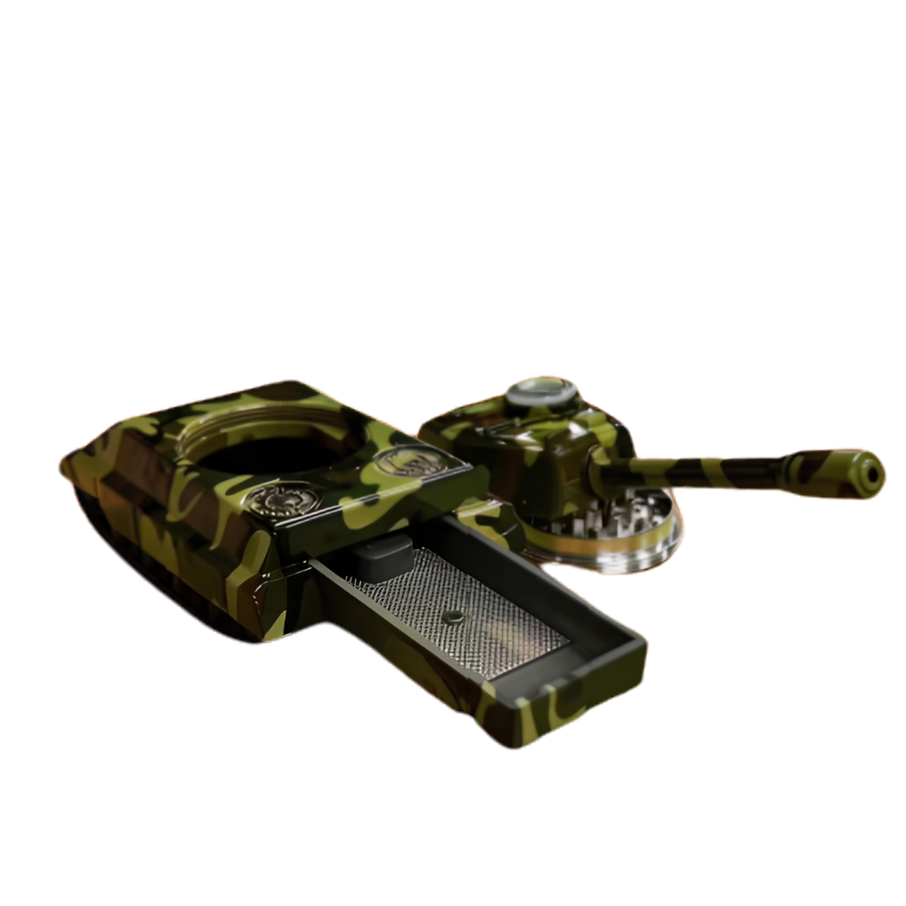 Aluminum Grinder Military Tank 6ct Display