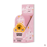 Muffins 1.5g 3pack THCA Diamond Infused Prerolls 10ct Display