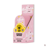 Muffins 1.5g 3pack THCA Diamond Infused Prerolls 10ct Display