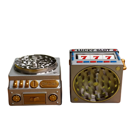 Aluminum Grinder Slot Machine 6ct Display