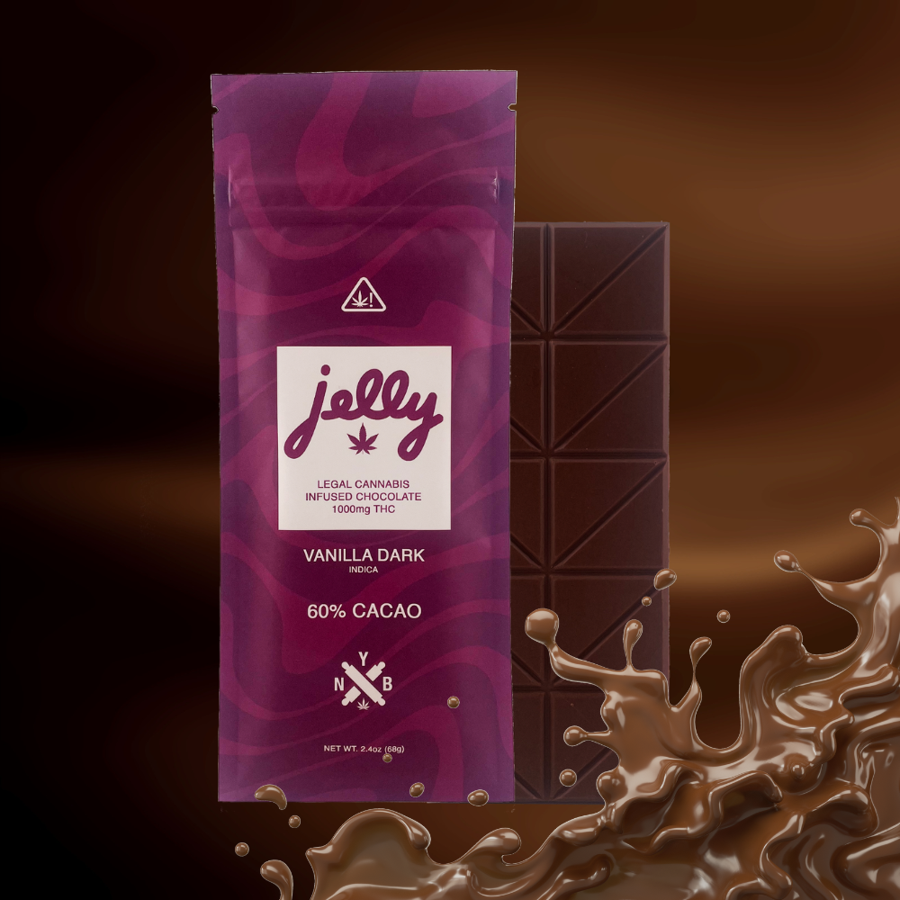 NYB Not Your Bakery's Jelly 1000mg THC Chocolate Bars