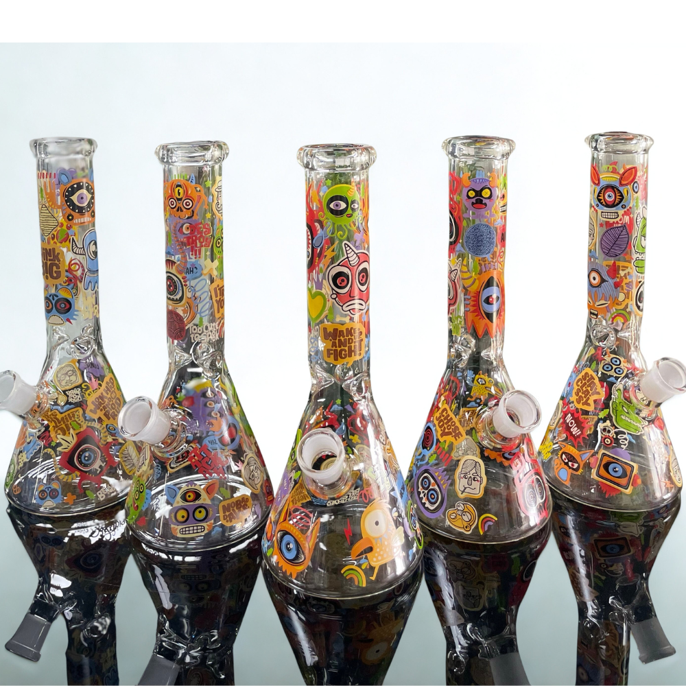 ES25107 10" Decal Waterpipe