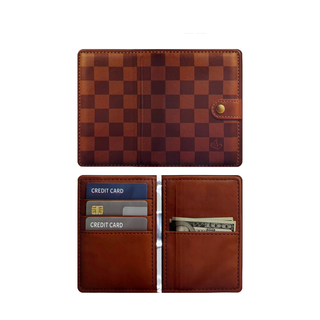 Smell Proof Die Cut Mylar Bag 3.5g Brown Wallet 100ct