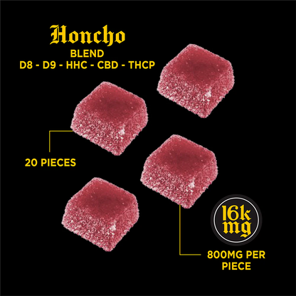 Pressure 16000mg Honcho D8+D9+HHC+CBD+THC-P Gummies