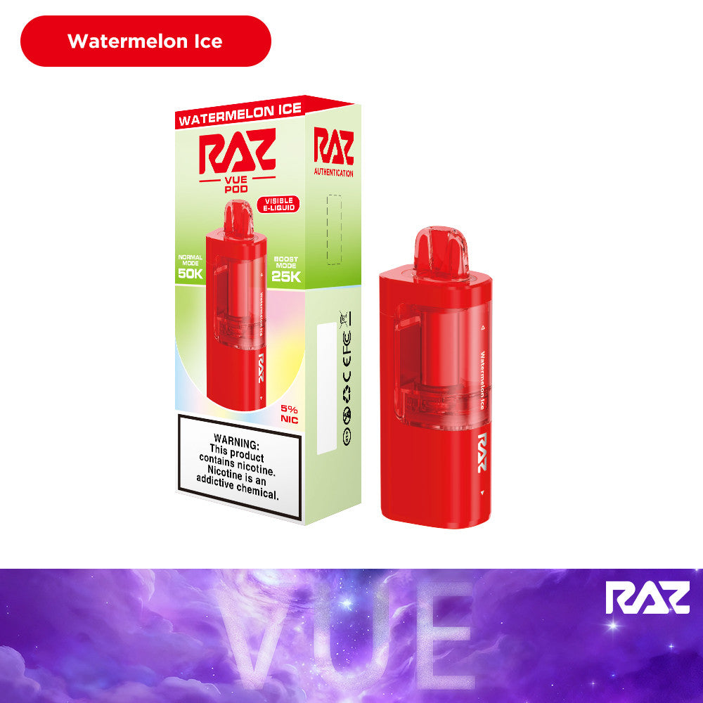 RAZ VUE 50K Disposable POD ONLY 5ct Display