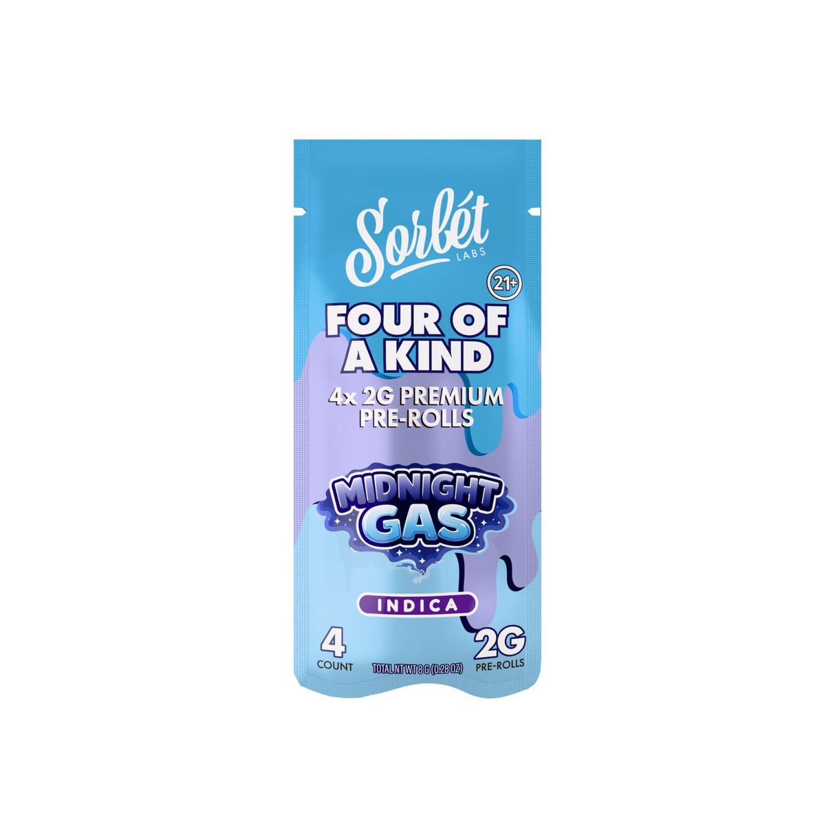 Sorbet Four of a Kind 4ct 2g THC-A Pre Rolls 10ct Display