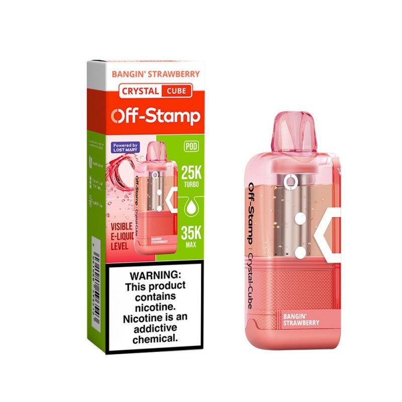 Off-Stamp X-Cube Crystal 35K Disposable POD 5ct Display