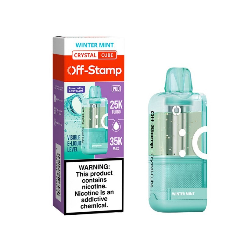Off-Stamp X-Cube Crystal 35K Disposable POD 5ct Display