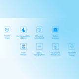 Yocan FLAT Slim Dab Pen 510 Thread Battery 9ct Box Display Mixed Colors