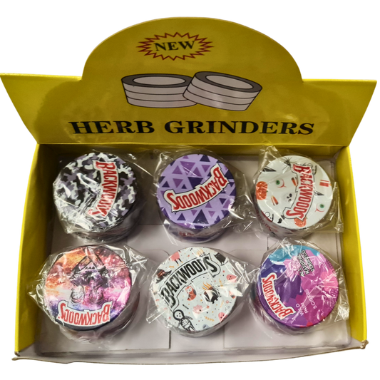 Designer Aluminum Grinder 6ct Display