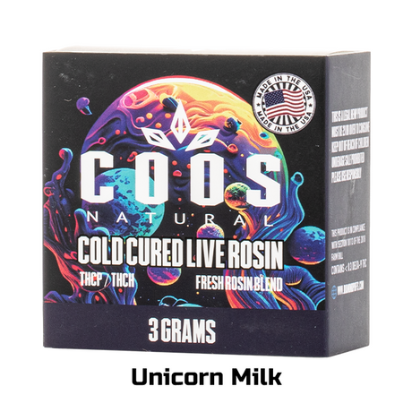 COOS 3g THCA Cold Cured Live Resin Dabs 5ct Display