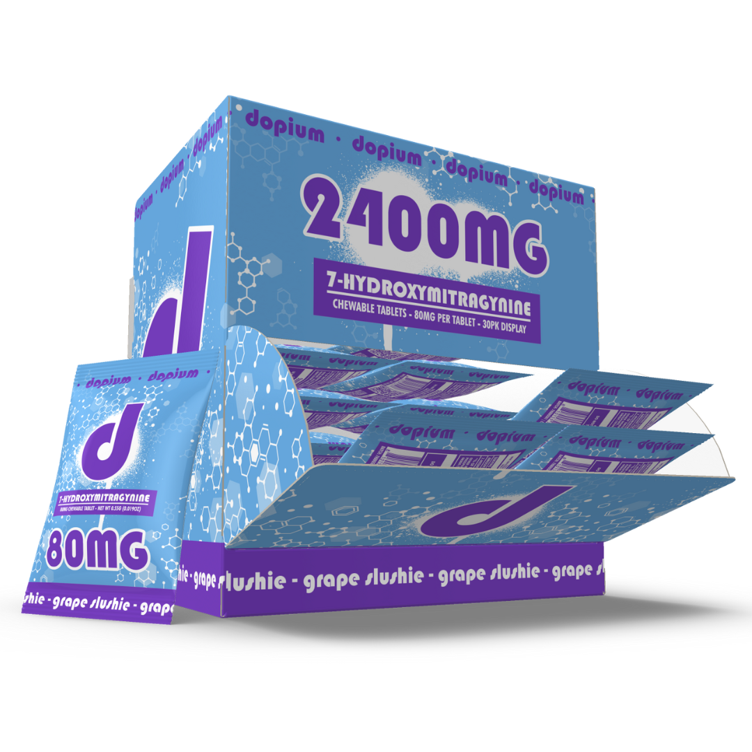 Dopium 80mg Single 7-Hydroxy Tablets 30ct Display