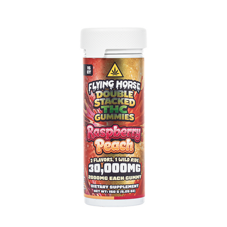 Flying Horse Double Stacked 15ct 30,000mg THCP Gummies