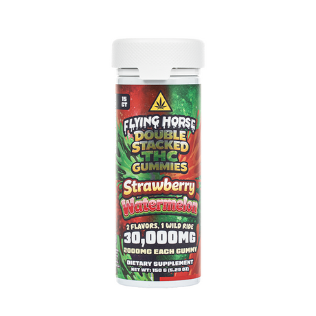 Flying Horse Double Stacked 15ct 30,000mg THCP Gummies