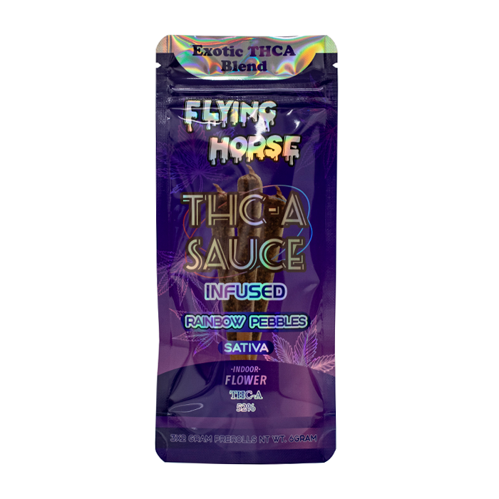 FLYING HORSE 3ct THC-A Sauce 2g PreRoll 10ct Display