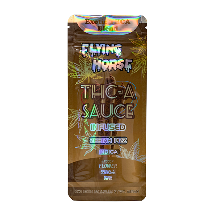 FLYING HORSE 3ct THC-A Sauce 2g PreRoll 10ct Display