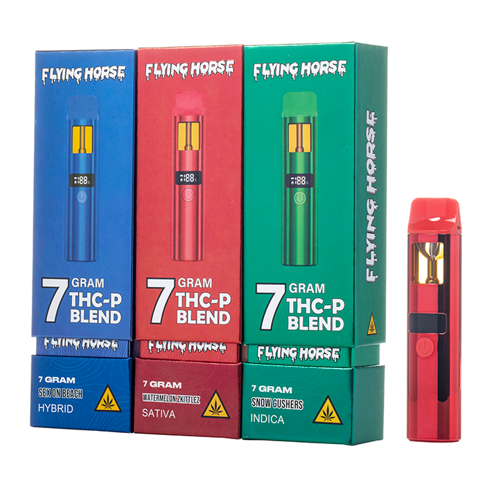 FLYING HORSE 7GM THCP BLEND DISPOSABLE 5ct Display