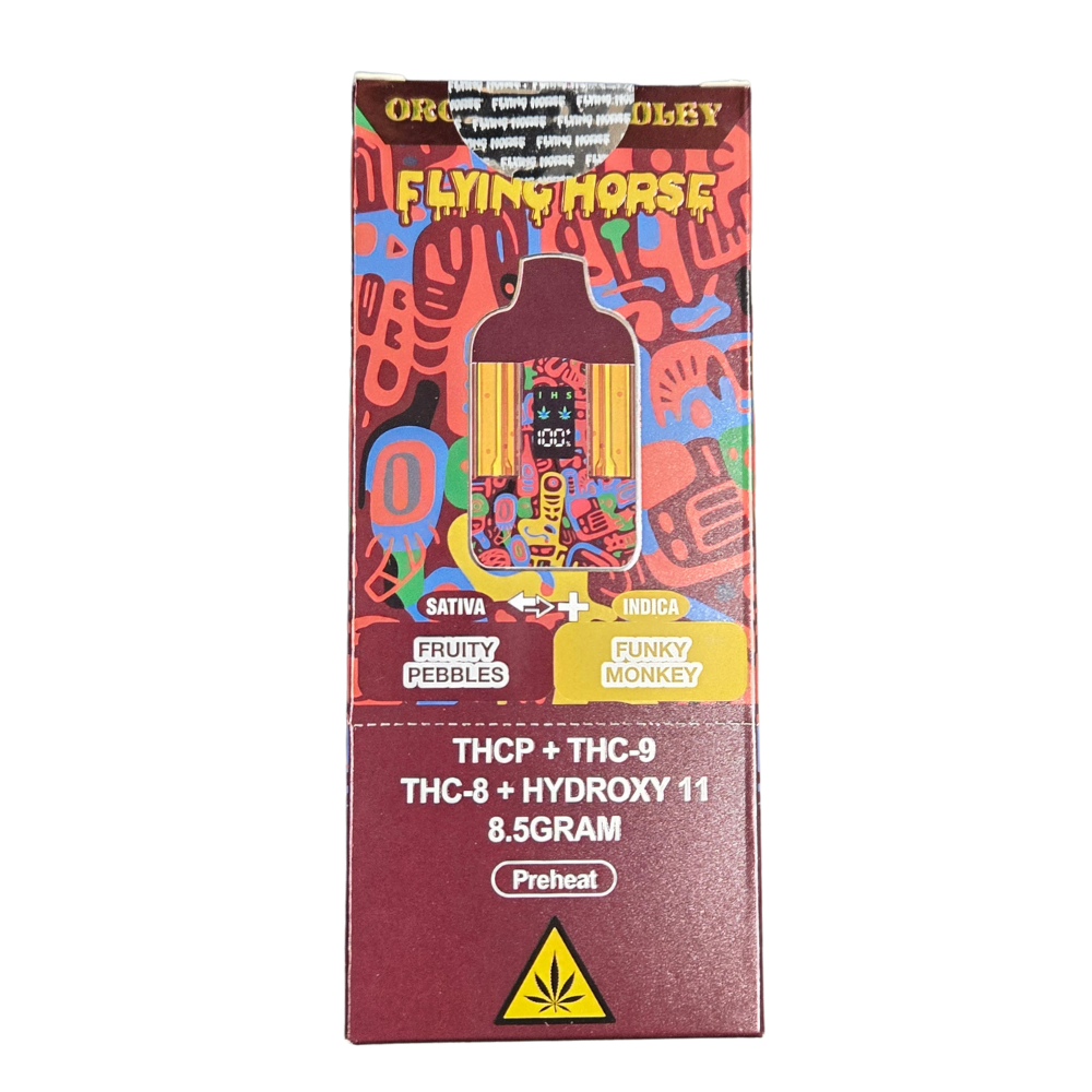 FLYING HORSE 8.5GM NEXT-GEN ORCHARD MEDLEY THC DISPOSABLE 5ct Display