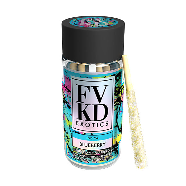 FVKD Exotics Liquid Diamond 7.5g THC-A Pre-Rolls