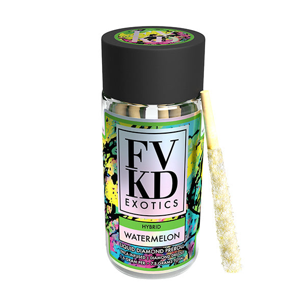 FVKD Exotics Liquid Diamond 7.5g THC-A Pre-Rolls