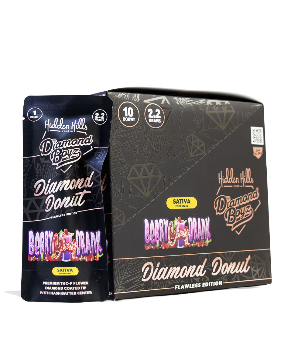 Hidden Hills Diamond Boyz Diamond Donut THC-A Pre Roll 2.2g 10ct Display