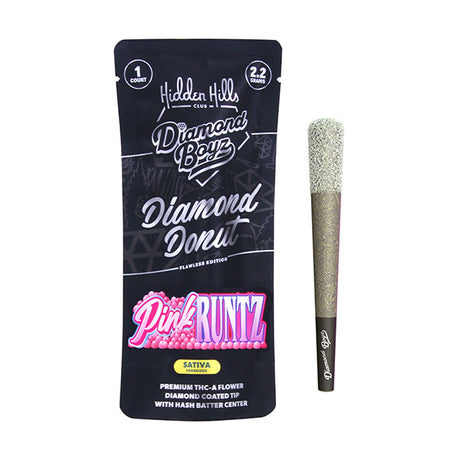 Hidden Hills Diamond Boyz Diamond Donut THC-A Pre Roll 2.2g 10ct Display