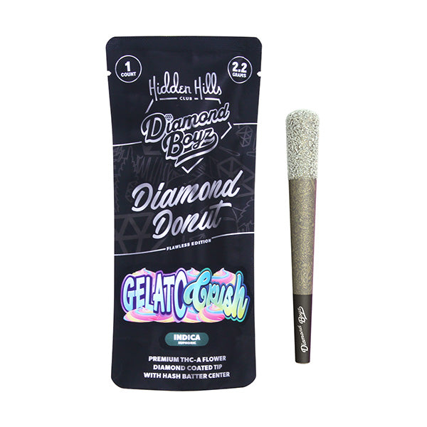 Hidden Hills Diamond Boyz Diamond Donut THC-A Pre Roll 2.2g 10ct Display