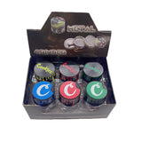 Aluminum 50MM Grinder Cookies 12ct Display