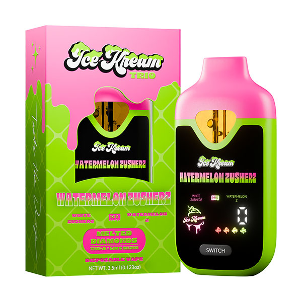 Ice Kream THCA Trios 3.5g Disposable 5ct Display
